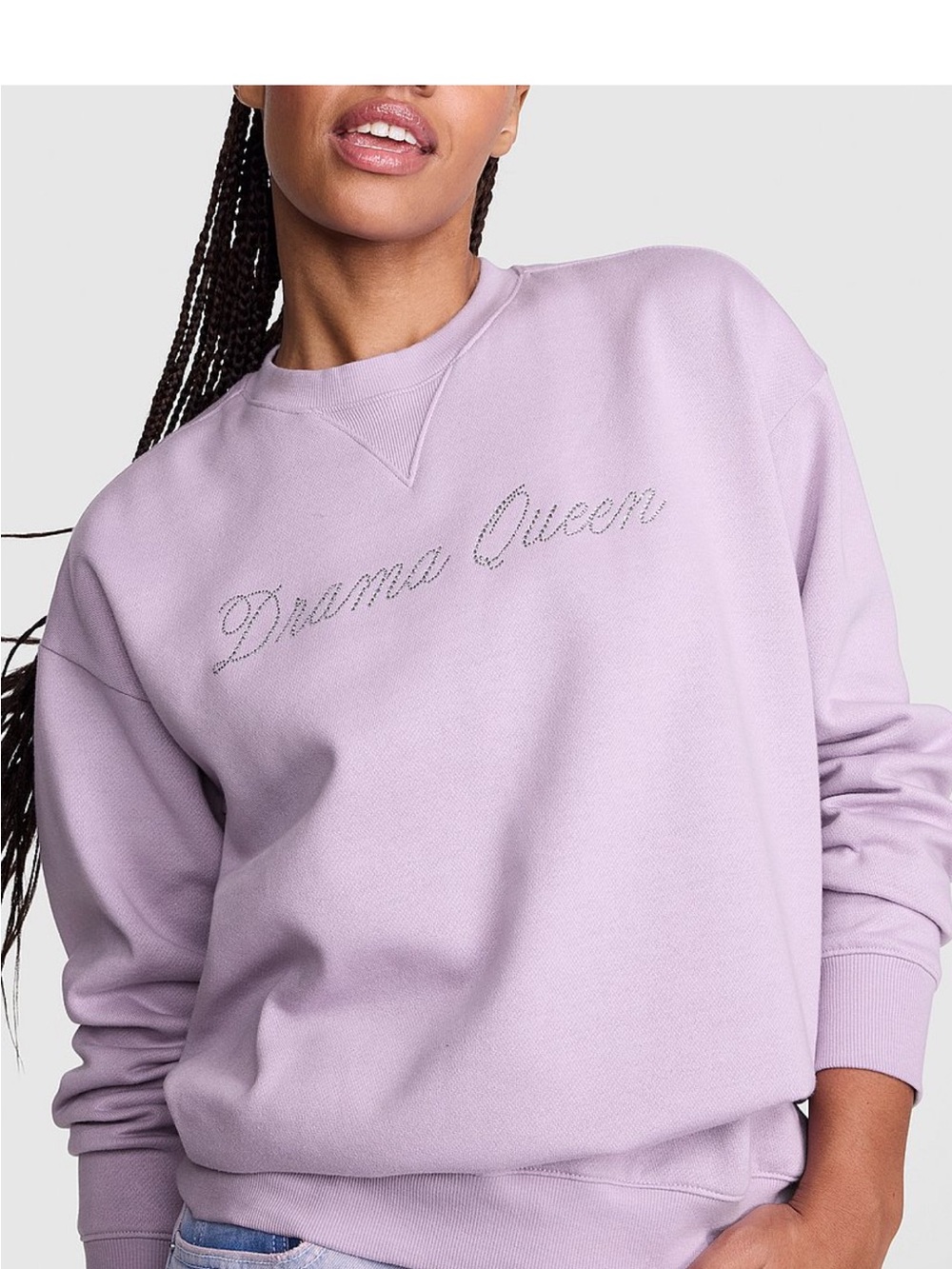 Campus Fleece Oversized Crew Sweatshirt -NWT💞.